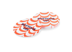 Bottoms up coasters