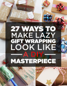 27 ways to wrap presents